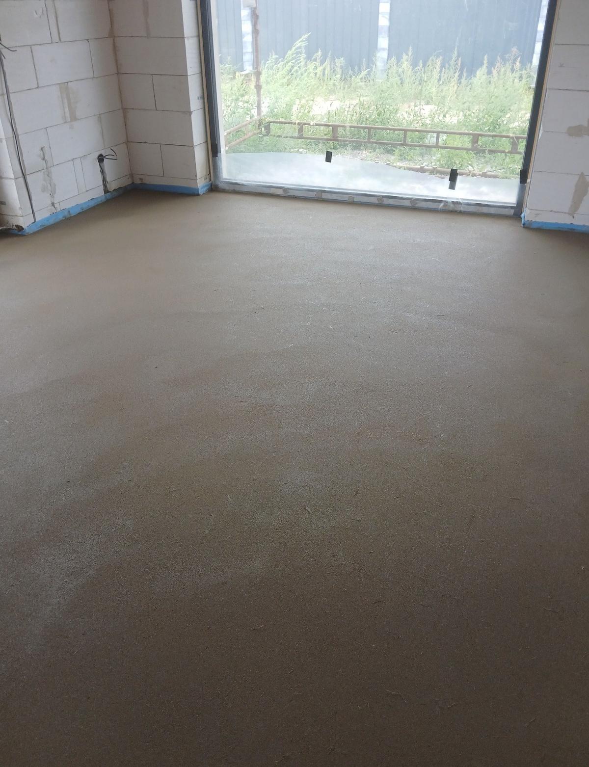 Betonové podlahy – rodinný dům Nymburk — betonová podlaha v Nymburce